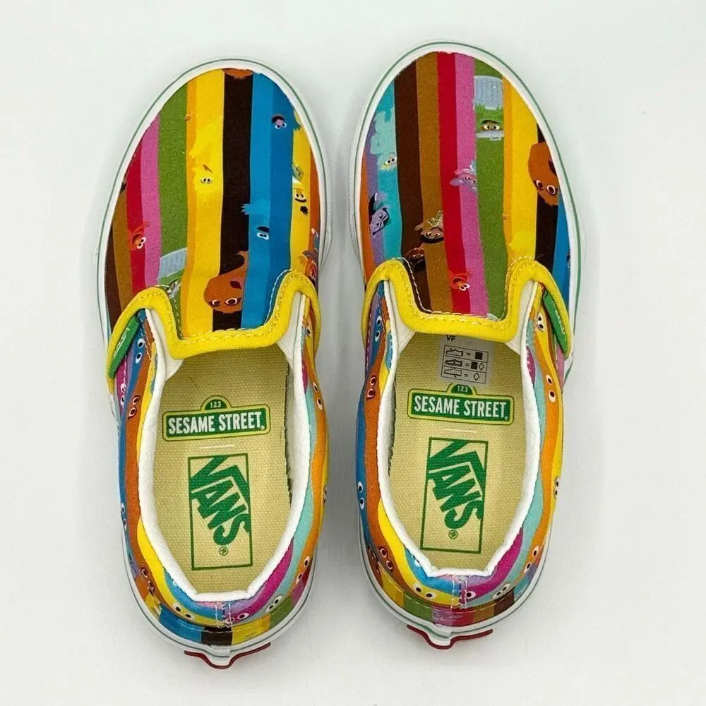 Vans x Sesame Street Slip On Canvas Sneakers - New No Box - US Kids’ size 13